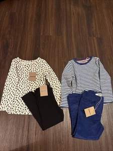 Mini Boden 2 Long Sleeve T-Shirts, 1 Corduroy Pants & Leggings size 3-4 Years - Picture 1 of 8