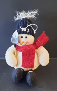 MUÑECO DE NIEVE VINTAGE CON PALA 5.5" ADORNO O ESTANTE CUIDADOR - Imagen 1 de 3
