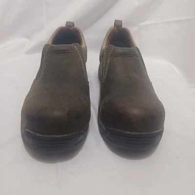 Carolina Lytning Para Mujer Ligero ESD Comp Puntera Cuero Sin Cordones LT251 Talla 10W Foto 1 de 4