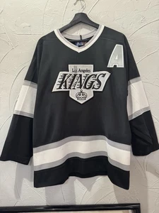 Vintage 90s Starter Los Angeles Kings Bernie Nicholls Jersey Stitched Medium - Bild 1 von 7