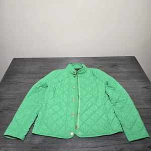 Lauren Ralph Lauren Women’s Size Medium Green Quilted Jacket - Picture 1 of 3