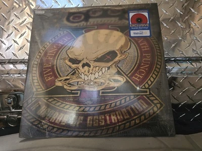 Five Finger Death Punch - A Decade Of Destruction 2xLP Red Color Vinyl Sealed - Image 1 of 2