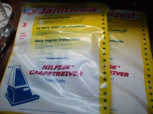 Bolsa de papel al vacío comercial de repuesto premium JAN-NFCPTVR (3) para Nil - Imagen 1 de 5