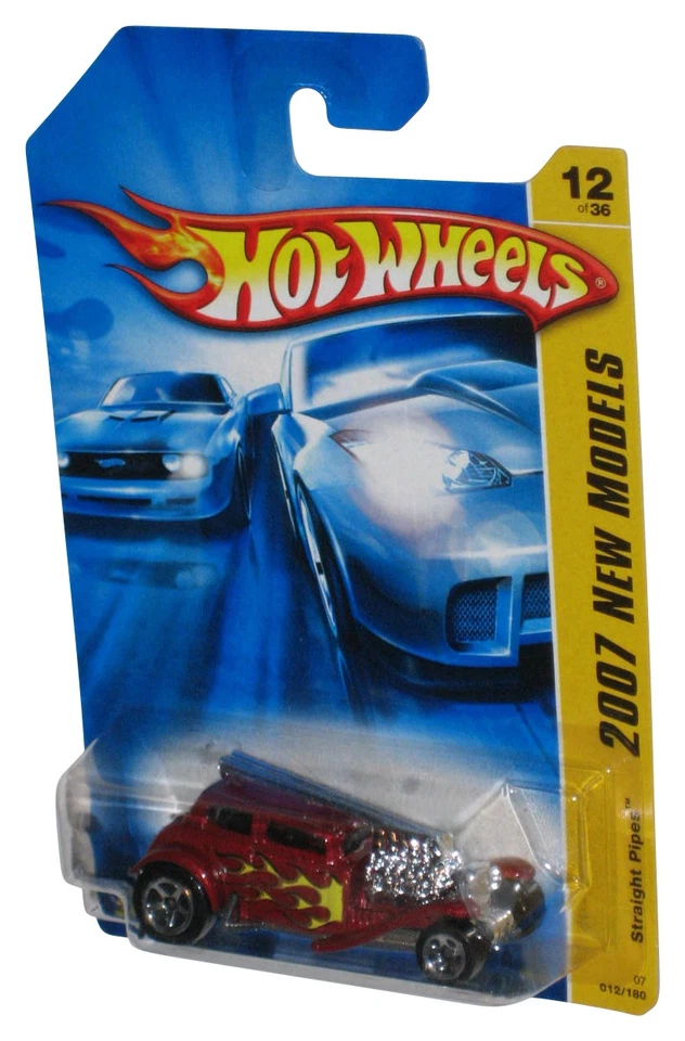 Hot Wheels 2007 New Models 12/36 Red Straight Pipes Car 012/180 - Image 1 of 1