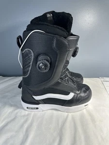 Vans Aura Pro Women’s Size 8.5 Snowboard Boots Black/White VN-ONFFBA2 - Picture 1 of 14