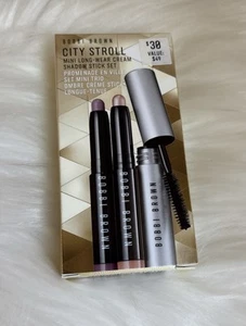Bobbi Brown City Stroll 3Pcs Set Mini Long Wear Cream Shadow Stick NIB - Picture 1 of 7