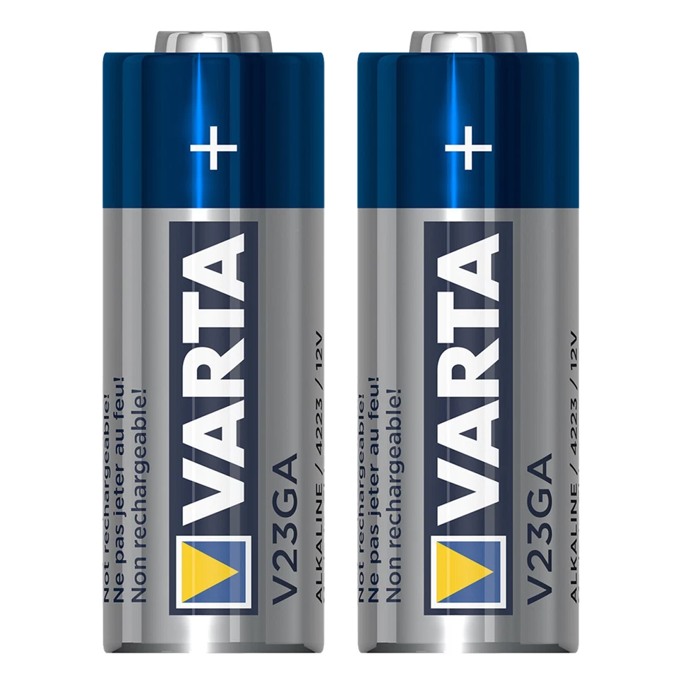 2 x VARTA A23 Alkaline-Batterie 12V MN21-V23GA-23A P23GA Industrieware NEU - Bild 1 von 1