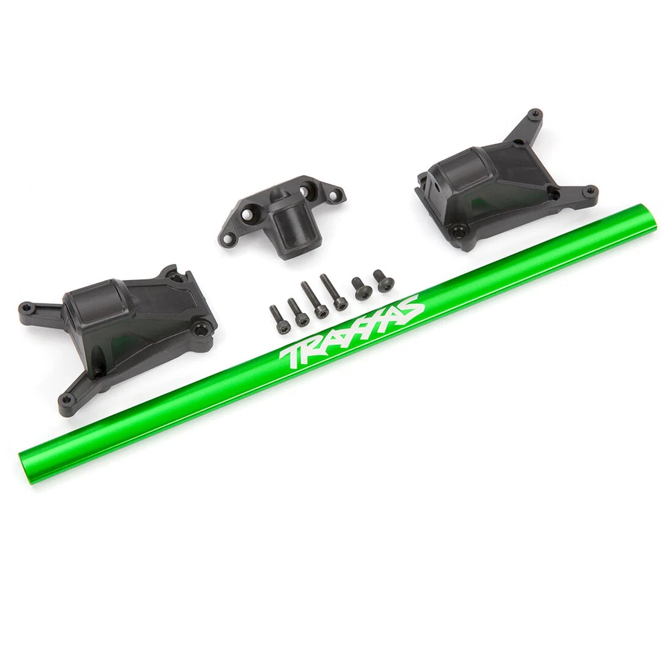 Traxxas LCG Green Chassis Brace Kit 4x4 Slash Rustler 4wd 6730g