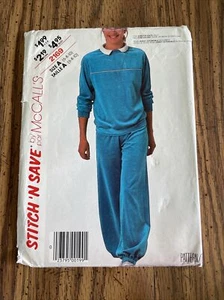 Vintage McCall’s 1985 Stitch ‘N Save #2169 Misses Top & Pants For Stretch Knits - Picture 1 of 5