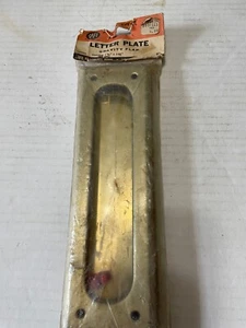 vintage mail slot door letter plate spring flap safe hardware corp #2203 NOS. - Picture 1 of 3