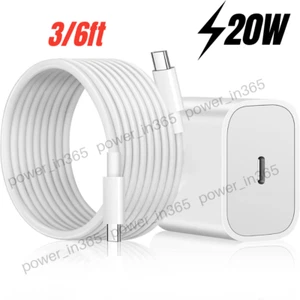 For Android iPad Pro11 3/6FT USB C to Type C Cord Fast Charger 20W Power Adapter - Picture 1 of 16