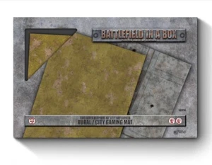 Battlefield in a Box: Rural/City Gaming Mat - Two-Sided Neoprene 48x72 (BB956) - Picture 1 of 1