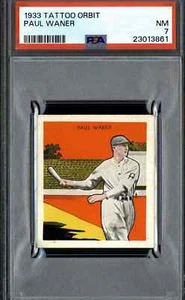 1933 Tattoo Orbits Paul Waner - PSA 7 - Picture 1 of 2