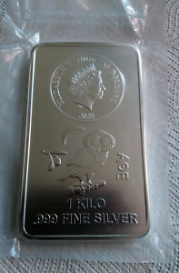 Niue - 1 Kilo - Silber - Münzbarren - Eule von Athen