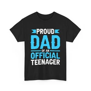 Papa Papa Geburtstag Party Stolzer Vater eines offiziellen Teenagers T-Shirt - Bild 1 von 15