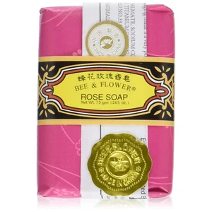 Bee &amp; Flower Rose Bar Soap, 2.65 Ounces - Picture 1 of 2