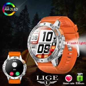 Montre connectée, LIGE K65, AMOLED, santé, sport, Bluetooth 5.0, étanche - Photo 1/18