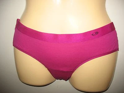 CAMPEÓN - NUEVO - TALLA MEDIANA BAYA ROSA ELÁSTICO CORTE ALTO BIKINI PANTY 3" LATERALES Foto 1 de 2