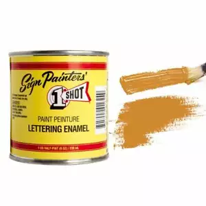 1 Shot Sign Painters' Lettering Enamels - 236ml Pot - Gloss Sign Writers Paint - Picture 1 of 48