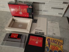 Final Fantasy II 2 ii FF - Super Nintendo SNES Semi Sealed & Complete CIB 
