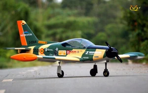 VQ Models .60 Size SIAI Marchetti SF-260 (German) 64.5in ARF + Electric Retracts - Picture 1 of 4