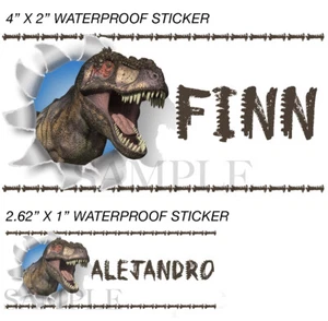 Dinosaur Stickers, Dinosaur Stickers for School, Custom Dinosaur Labels - Picture 1 of 2