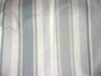 Laura Ashley "Awning Stripe Slate Grey"  Curtain Fabric - 1.66 metres - Image 1 of 2