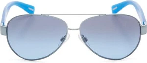 D&G Dolce & Gabbana DG2118P 1241-8F Sunglasses Gunmetal/Blue - Blue Gradient - Picture 1 of 6
