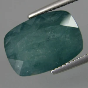 ¡9,20 quilates! Gema cortada cojín grandidirita natural de calidad fina rara de Madagascar  - Imagen 1 de 5