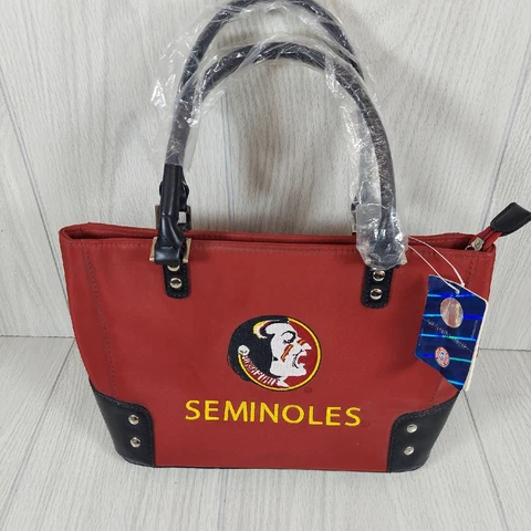 FSU Florida State Seminoles Embroidered Game Purse Handbag By Sandol New Cover