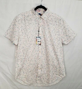 Camicia uomo Robert Graham 'Arkadelphia' vestibilità classica manica corta - taglia M - $198 - Foto 1 di 6