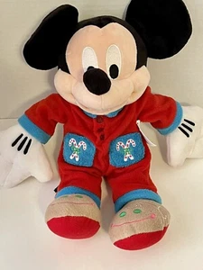 Christmas Mickey Plush Disney Store 15" - Picture 1 of 7
