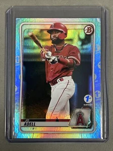 2020 Bowman 1st Edition Refractor Holo Parallel Jo Adell Los Angeles Angels - Bild 1 von 2