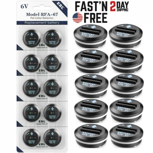 10x 6V Batteries For PetSafe RFA-67 6Volt Pet Collar Battery Fence Bark Collar - Picture 1 of 10