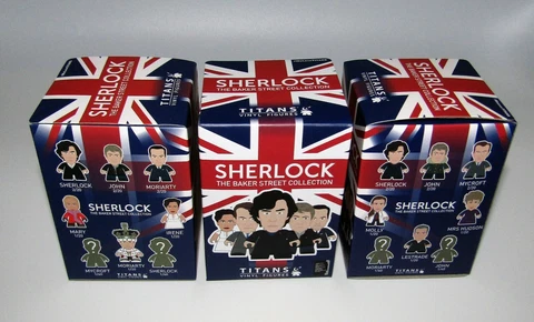 TITANS VINYLS SHERLOCK THE BAKER STREET COLLECTION (3) RANDOM BLIND BOXES NEW Cover