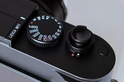 NANIGASHI Shutter Release Button Brass Black paint finish Small Made in Japan - Image 1 of 4