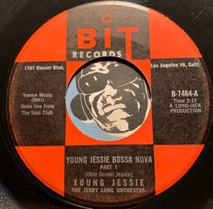 YOUNG JESSIE R&B Mod 45 Bit #7464 Young Jessie Bossa Nova pt.1 b/w pt.2 - Picture 1 of 2