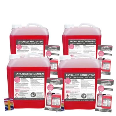 CTC-RED LINE 20 L Premium Entkalker Konzentrat, 0,5 pH, +Indikator, alle Kaffeevollautomaten