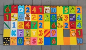 LEGO DUPLO Lot of 60  2x2x4 (Double Height Bricks) Mixed Colors CH37 - Picture 1 of 2