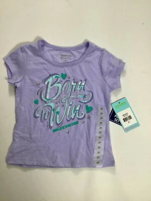 Infant Sketchers Active Purple Short Sleeve Shirt 2T NEW! NWT - Imagem 1 de 4