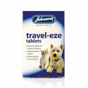 Johnsons Reise Tabletten Vehile Motion Sickness Hilfe für Hunde Katzen 24