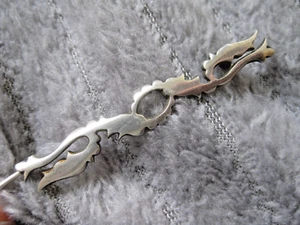 alte Art Deco Jugendstil Brosche 830 Silber Ackermann Podejuch Stettin Pommern - Picture 1 of 6