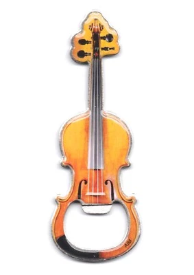 NEW AIM brand Violin viola design bottle opener with magnetic back free postage - Image 1 of 2