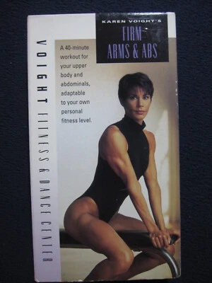 Karen Voight - Firm Arms and Abs [VHS Tape] [1991] - Image 1 of 2