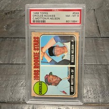 1968 Topps Orioles Rookies #549 *C. Motton/R.Nelson* PSA 8 NM-MT