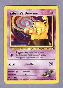 Pokémon SABRINA'S DROWZEE Card 50 HP ● 92/132 ENG comune common - Picture 1 of 2