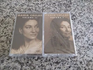 Maria Callas Volume 1 & 2 Cassette New - Picture 1 of 3