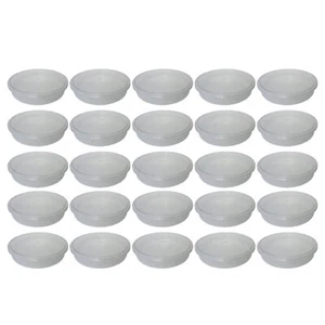 25 Pcs - Round Clear Plastic Food Storage Containers with Lid, 1500ML, BPA Free - Picture 1 of 13