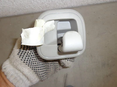 Gancho de revestimiento de cabeza trasera de pasajero gris 99 00 01 Ford Windstar LX furgoneta blanca 5 puertas OEM Foto 1 de 3