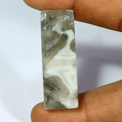 57.60Cts Natural Earth Mines Garden Quartz Baguette Cabochon Loose Gemstone - Image 1 of 3